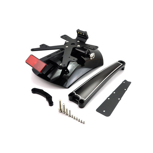 BMW R NineT Rear Fender with Licence Plate Holder Black