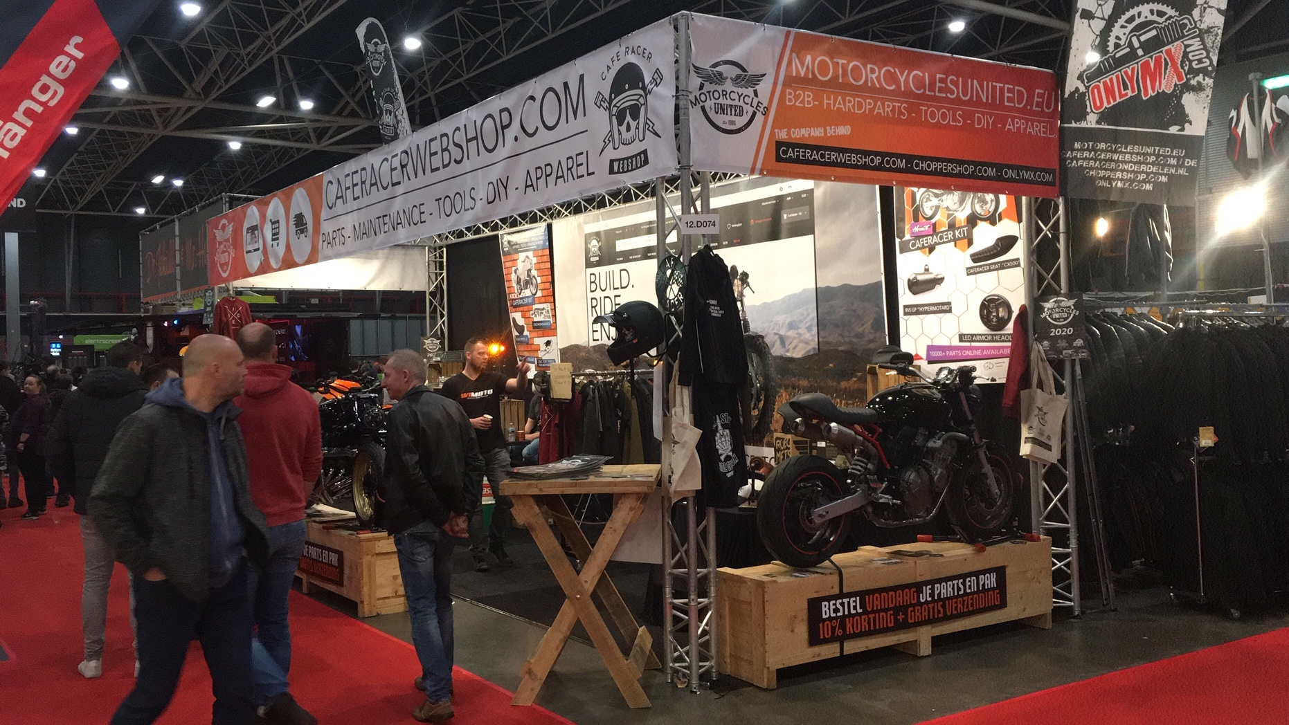 CafeRacerWebshop 2020 motorbeurs utrecht