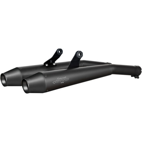 Spark Sinfonia Muffler Set (2) Flat Black - Homologated BMW R100