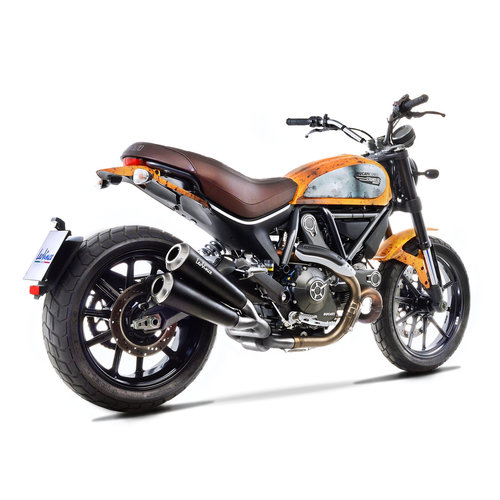 Leo Vince GP Dual Slip-on Schalldämpfer Ducati Scrambler ECE