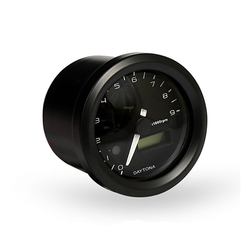 Compte-tours noir Velona 48MM 9.000 tr/min