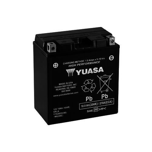 Yuasa Batterie sans entretien YTX20CH-BS