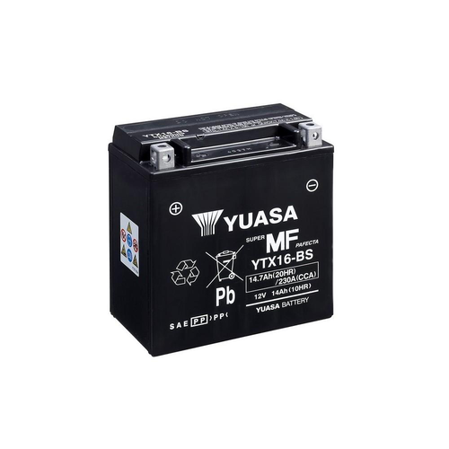 Yuasa Batterie sans entretien YTX16-BS