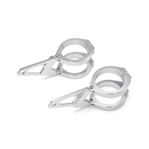 Supports de phare avant de luxe "Blade" - Chrome