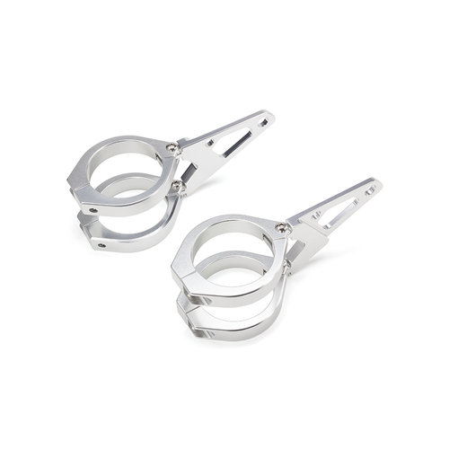 Supports de phare avant de luxe "Blade" - Chrome