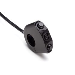 3 Button Switch Aluminium / Black