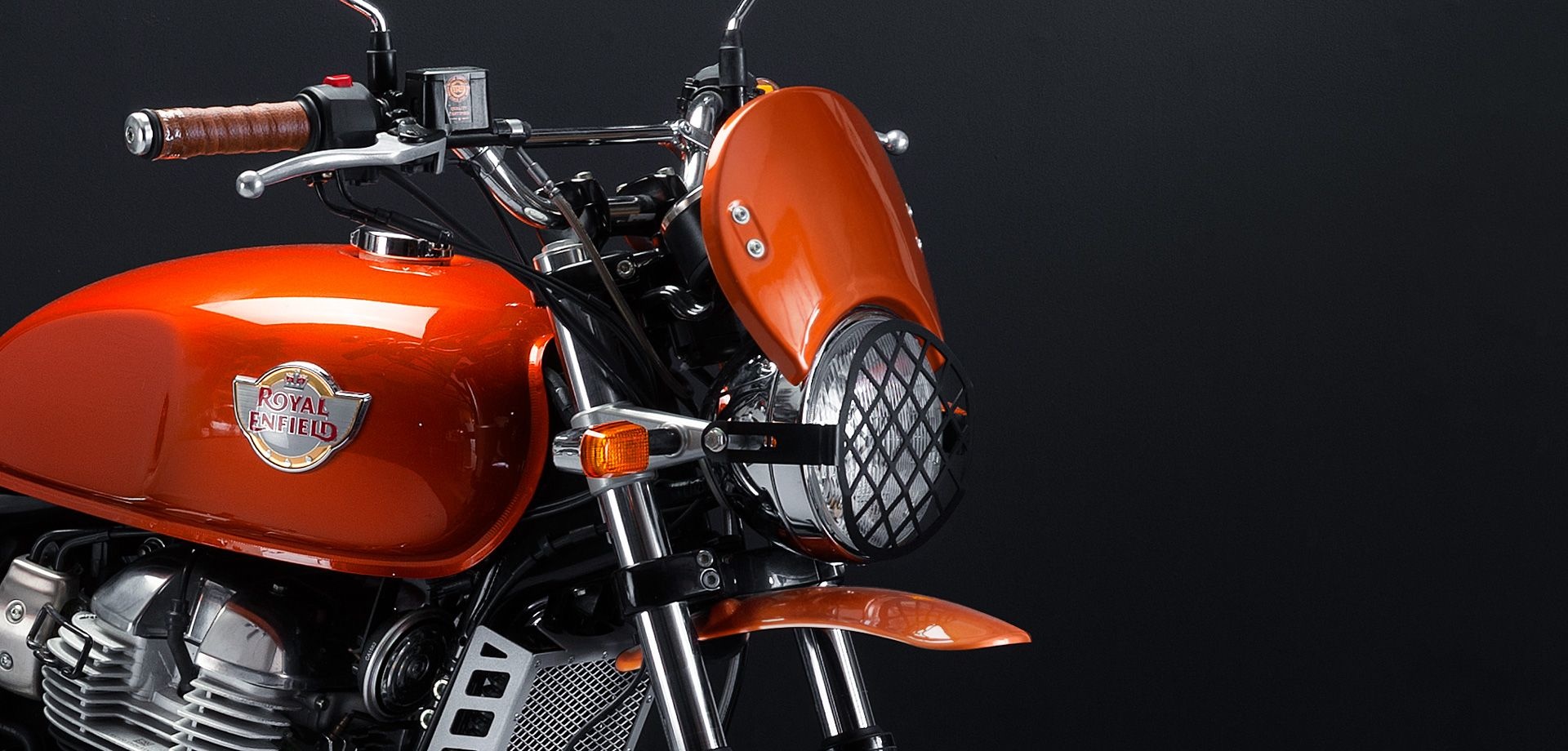 Scrambler Style Headlight Fairing for Royal Enfield Interceptor 650