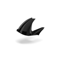 Garde-boue arrière avec protecteur de chaîne pour Aprilia Shiver 750