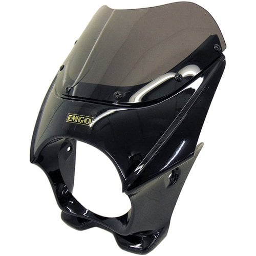 Emgo Mini Cafe Fairing Windshield for 5.75" Headlights