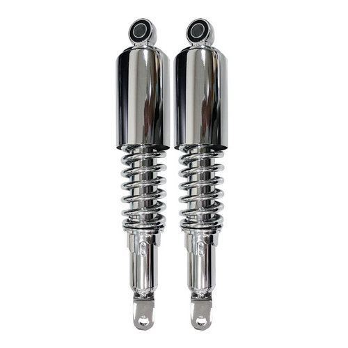 Emgo Ammortizzatori posteriori stile OEM per Honda (a scelta del modello) - Cromati, con o senza cupolino superiore - Adatti a CB750K/CB750F 1969-1978 e CB250/350/450/500/550 1968-1976