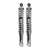 OEM Style Rear Shock Absorbers for Honda (Select Model) - Chrome, With or Without Upper Shroud - Fits CB750K/CB750F 1969-1978 and CB250/350/450/500/550 1968-1976
