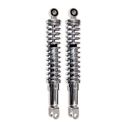 Emgo Ammortizzatori posteriori stile OEM per Honda (a scelta del modello) - Cromati, con o senza cupolino superiore - Adatti a CB750K/CB750F 1969-1978 e CB250/350/450/500/550 1968-1976