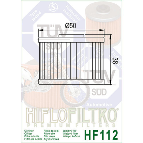 Hiflo Oil filter HF112