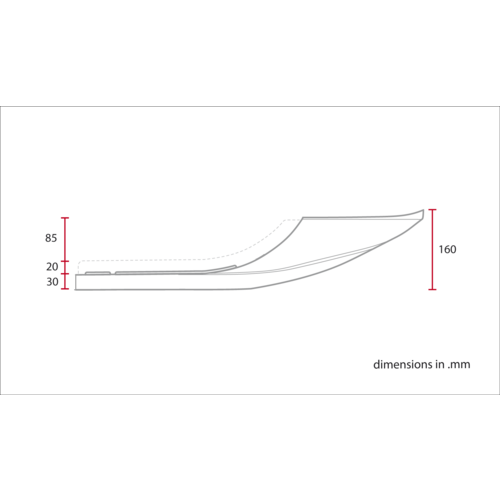 C.Racer Flacher Tracker Sitz Black Tuck 'n Roll