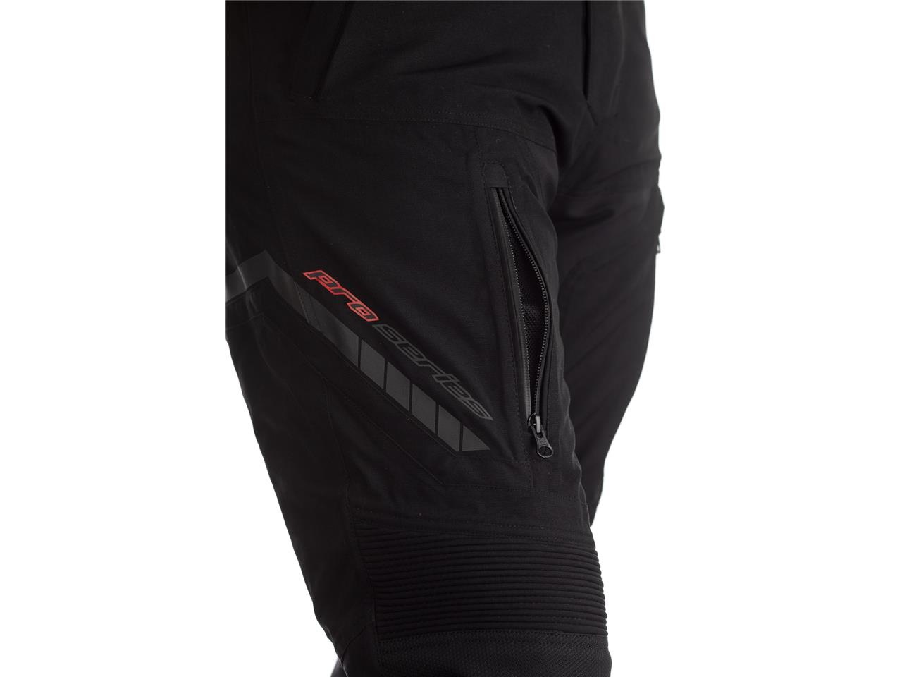 Black Pathfinder Motorcycle Pants Textile
