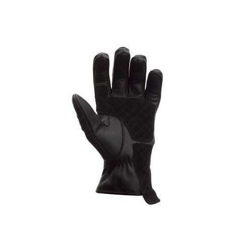 RST Gants de moto en cuir noir Matlock