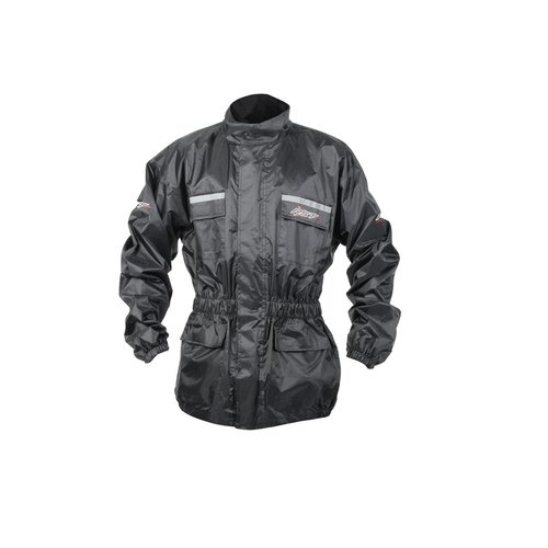 RST Black Waterproof Raincoat