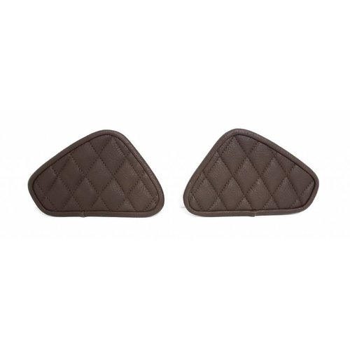 Bmw K100 K75 Genouillères Tank Couleur: Chocolat, Type de couture: Carré, Quadrate