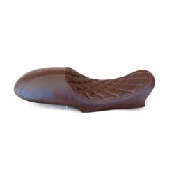 Seat K75 K100 MOD2 Color: Brown, Sewing type: Double Square, Quadrate DBL