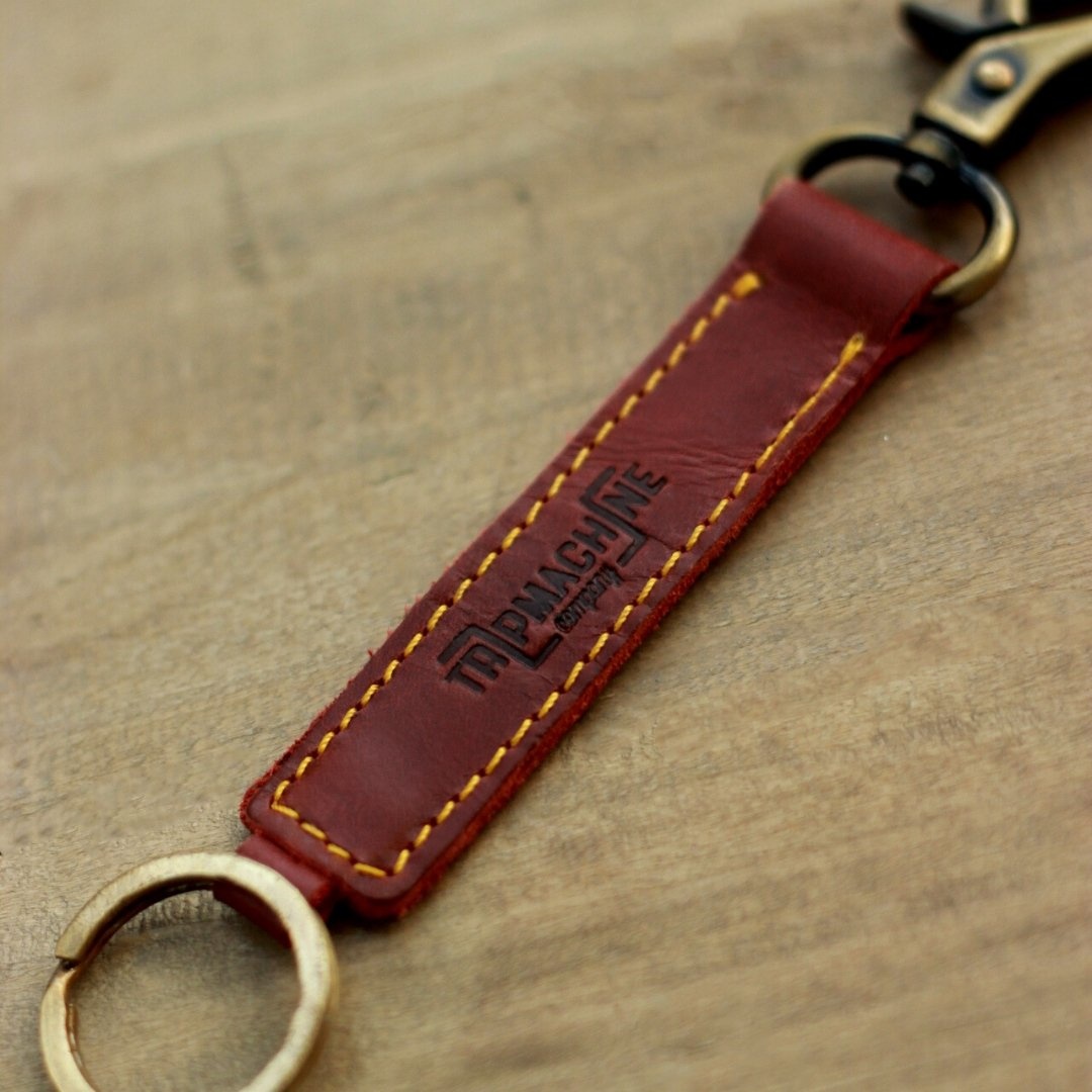 Classic Key Ring Cherry Red - CafeRacerWebshop.com