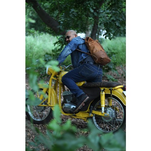 Trip Machine Rucksack - Klassisches Roll-Top Vintage Tan