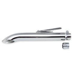 Slash Cut Muffler Chrome 38mm - 44.5mm