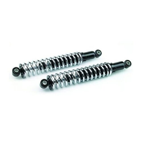 Emgo Ammortizzatori 328mm con Molle Elicoidali Cromate Aperte, 100Lbs, per BSA B25/C25 (1967-1969) | BSA B44 (1967-1970)