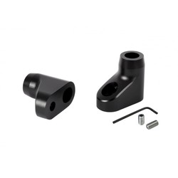 Supports de clignotants noirs 8 mm - pour LC Triumph