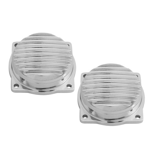 Motone Finned EFI Carb Tops Contrast Cut Polished 08-15