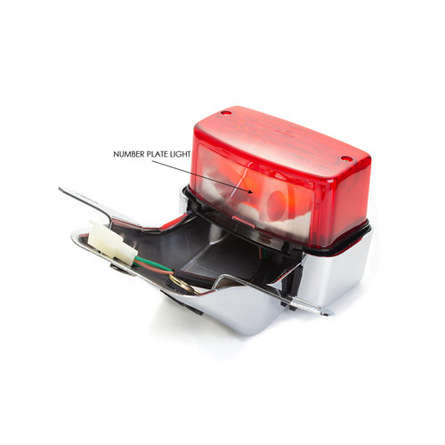 Taillight  Oldskool "Alabama Chrome"