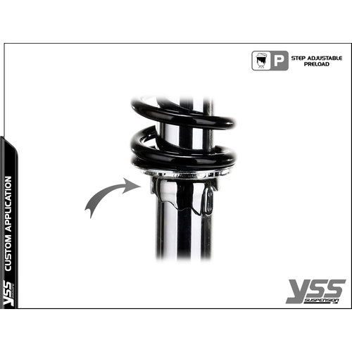 YSS RD222-P Double amortisseur personnalisé pour Honda CB (Bottom Clevis)