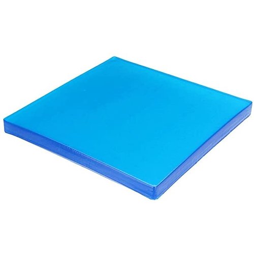 Blauwe Ergonomische GEL Zitting Inleg 25 x 25 cm