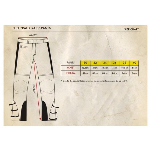 FUEL "Rally Raid" -broek blauw maat 40