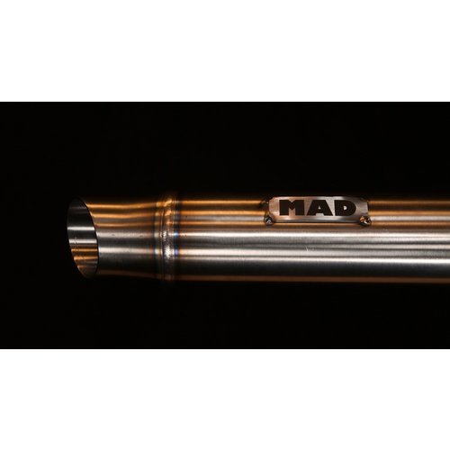 MAD Exhaust Acier Inoxydable Semi Slashcut 38-44.5mm