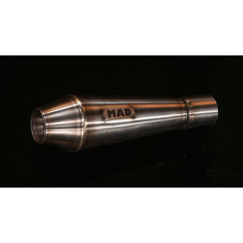 MAD Exhaust Shorty en acier inoxydable 38-50,8 mm