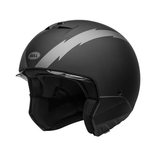 Bell Broozer Helm Arc Mat Zwart Grijs CafeRacerWebshop