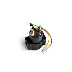 Starter solenoid switch Hon 1978 CB400A  75-77 CB400F  1981 CB400T   65-74 CB450K  82-85 CB450SC   1982 CB450T   71-73 CB500K Four  75-76 CB500T   74-77 CB550F  74-78 CB550K  76-78 CB750A Automat