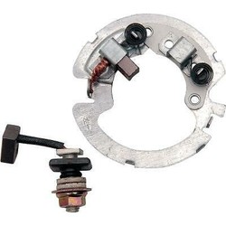 Reparatursatz für Bürstenplatten - 4 Bürsten Mitsuba Honda: 1983 CB550SC Nighthawk 550cc; 83-86 CB650SC Nighthawk 650cc; 84-86 CB700SC Nighthawk 700cc; 87-91 CBR1000F Hurricane 1000cc; 86-87 CMX450 Rebel 450cc; 82-83 FT500 Ascot 500cc; 83-86 VF1100C V65 M