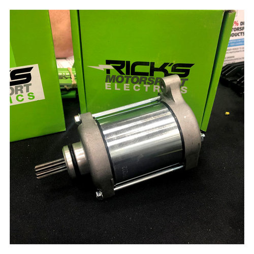 Rick's Electrics Starter motor Kawasaki: 11-20 ZX1000 Ninja ZX10R 1000cc; 18-20 ZX1000 Ninja ZX10RR 1000cc