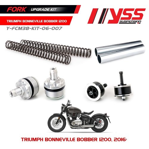 YSS Kit de mise à niveau de fourche Triumph Bonneville Bobber 1200 16-18