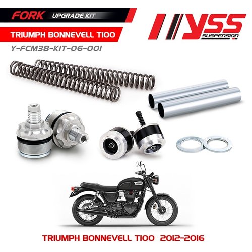 YSS Kit de mise à niveau de fourche Triumph Bonneville T100 12-16