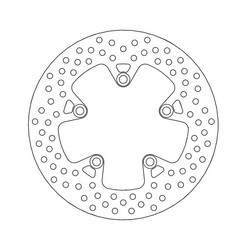 Bremsscheibe hinten Halo Kawasaki ZRX 1100/1200 97-07; ZZR 1200 02-05