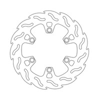 Rear Brake Disc Flame Kawasaki KLX 650 (R) 93-03