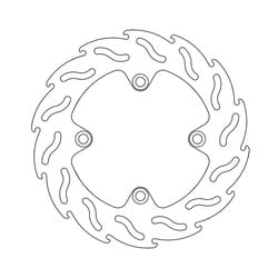 Achter Remschijf Flame Honda CB, XLV, XRV 88-12