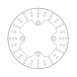 Rear Brake Disc Halo Honda CB, XLV, XRV 88-12