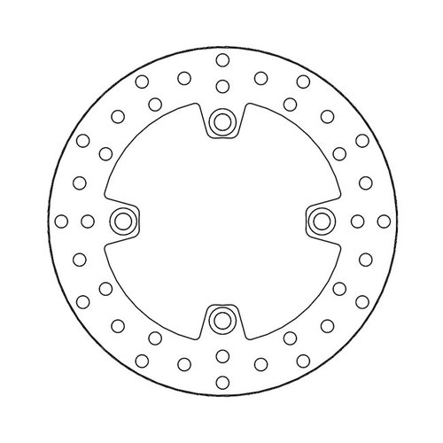 Moto Master Disque de frein arrière Halo Honda / Triumph CB (R), NX, RTV, VTR, Speed, Daytona, Triple 82-current