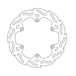Bremsscheibenflamme hinten Suzuki DR-Z 400 00-17