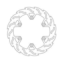 Front/Rear Brake Disc Flame Yamaha RD, XJ(R), XV, FZ(X/R/S), TDM, BT 83-16