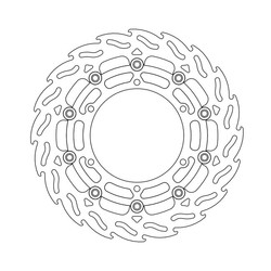 Front Brake Disc Flame Floating Yamaha XV(S/Z), XJ(R), YZF, XT, TDM, FZS, BT, XVS, FJR 93-current