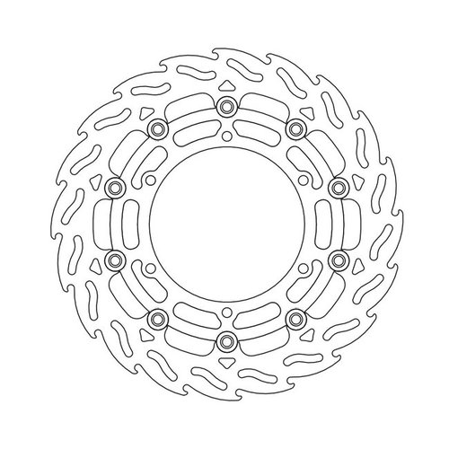 Moto Master Disque de frein avant Flame Floating Yamaha XV (S / Z), XJ (R), YZF, XT, TDM, FZS, BT, XVS, FJR 93-current